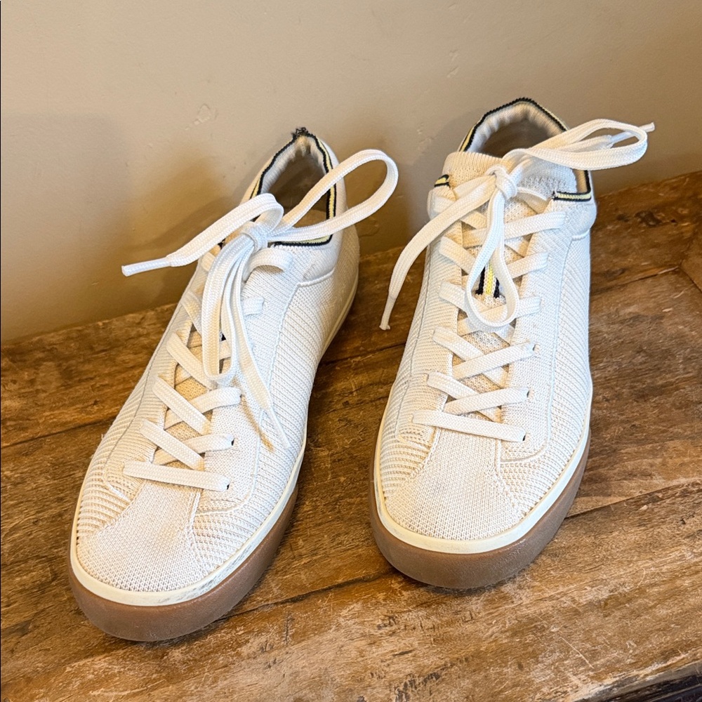 Rothy’s Women's Cream Sneakers Size 8